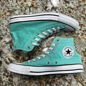 Converse Chuck Taylor All Star High Top Sneakers Cyber Teal Unisex W9 M7 A03796F